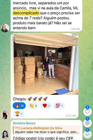 Print de importação via Container Descomplicado