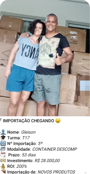 Resultado de aluno — Descomplicando a Importação