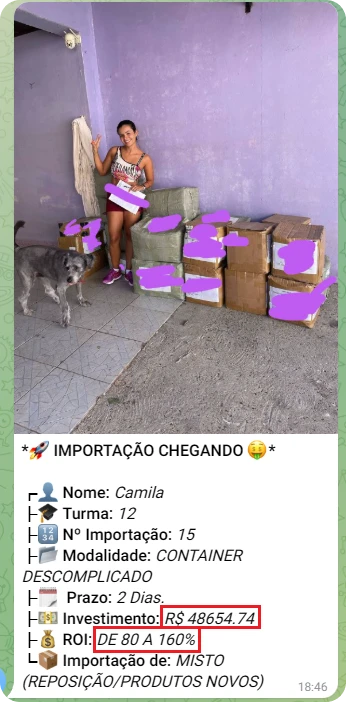 Resultado de aluno — Descomplicando a Importação